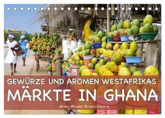 Cover Gewürze und Aromen Westafrikas - Märkte in Ghana (Tischkalender 2026 DIN A5 quer), CALVENDO Monatskalender