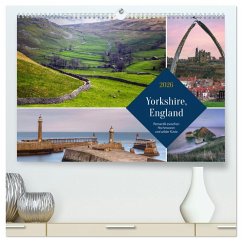 Cover Yorkshire, England: Romantik zwischen Hochmooren und wilder Küste (hochwertiger Premium Wandkalender 2026 DIN A2 quer), Kunstdruck in Hochglanz