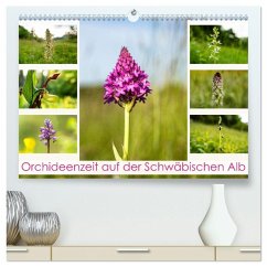 Cover Orchideenzeit auf der Schwäbischen Alb (hochwertiger Premium Wandkalender 2026 DIN A2 quer), Kunstdruck in Hochglanz