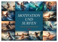 Cover Motivation und Surfen (Wandkalender 2026 DIN A3 quer), CALVENDO Monatskalender