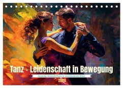 Cover Tanz Leidenschaft in Bewegung (Tischkalender 2026 DIN A5 quer), CALVENDO Monatskalender