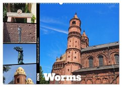 Worms-Nibelungenstadt am Rhein (Wandkalender 2026 DIN A2 quer), CALVENDO Monatskalender