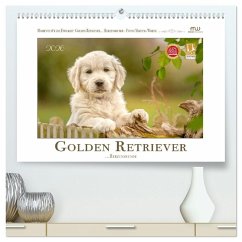 Golden Retriever... Herzenshunde (hochwertiger Premium Wandkalender 2026 DIN A2 quer), Kunstdruck in Hochglanz Golden Retriever... Herzenshunde (hochwertiger Premium Wandkalender 2026 DIN A2 quer), Kunstdruck in Hochglanz