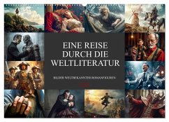 Eine Reise durch die Weltliteratur (Wandkalender 2026 DIN A2 quer), CALVENDO Monatskalender