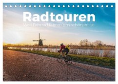 Cover Radtouren - Weil Fahrrad fahren das schönste ist. (Tischkalender 2026 DIN A5 quer), CALVENDO Monatskalender