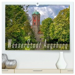 Cover WasserStadt Augsburg (hochwertiger Premium Wandkalender 2026 DIN A2 quer), Kunstdruck in Hochglanz