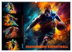Faszination Basketball (Wandkalender 2026 DIN A2 quer), CALVENDO Monatskalender