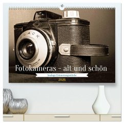 Fotokameras - alt und schön (hochwertiger Premium Wandkalender 2026 DIN A2 quer), Kunstdruck in Hochglanz
