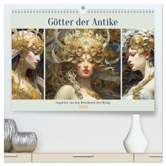 Cover Götter der Antike. Inspiriert von den Bewohnern des Olymp (hochwertiger Premium Wandkalender 2026 DIN A2 quer), Kunstdruck in Hochglanz