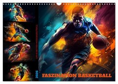 Faszination Basketball (Wandkalender 2026 DIN A3 quer), CALVENDO Monatskalender