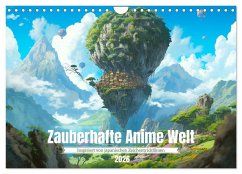 Cover Zauberhafte Anime Welt (Wandkalender 2026 DIN A4 quer), CALVENDO Monatskalender