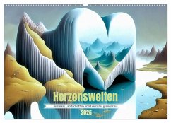 Herzenswelten (Wandkalender 2026 DIN A2 quer), CALVENDO Monatskalender Herzenswelten (Wandkalender 2026 DIN A2 quer), CALVENDO Monatskalender