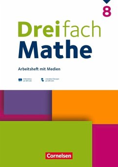 Cover Dreifach Mathe 8. Schuljahr - Ausgabe 2021 - Arbeitsheft mit Medien und Lösungen