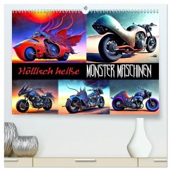Höllisch heiße Monster Maschinen (hochwertiger Premium Wandkalender 2026 DIN A2 quer), Kunstdruck in Hochglanz Höllisch heiße Monster Maschinen (hochwertiger Premium Wandkalender 2026 DIN A2 quer), Kunstdruck in Hochglanz