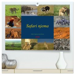 Cover Safari njema - Safari Impressionen Kenia (hochwertiger Premium Wandkalender 2026 DIN A2 quer), Kunstdruck in Hochglanz