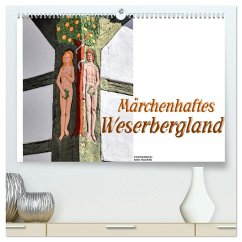 Märchenhaftes Weserbergland (hochwertiger Premium Wandkalender 2026 DIN A2 quer), Kunstdruck in Hochglanz