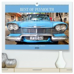 BEST OF PLYMOUTH - Schlachtschiffe auf Rädern (hochwertiger Premium Wandkalender 2026 DIN A2 quer), Kunstdruck in Hochglanz Cover BEST OF PLYMOUTH - Schlachtschiffe auf Rädern (hochwertiger Premium Wandkalender 2026 DIN A2 quer), Kunstdruck in Hochglanz