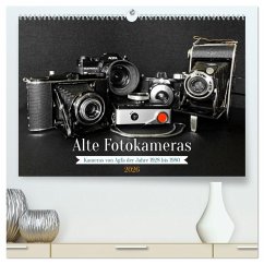 Alte Fotokameras - Kameras von Agfa der Jahre 1928 bis 1980 (hochwertiger Premium Wandkalender 2026 DIN A2 quer), Kunstdruck in Hochglanz Alte Fotokameras - Kameras von Agfa der Jahre 1928 bis 1980 (hochwertiger Premium Wandkalender 2026 DIN A2 quer), Kunstdruck in Hochglanz