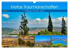 Cover Kretas Traumlandschaften (Wandkalender 2026 DIN A3 quer), CALVENDO Monatskalender