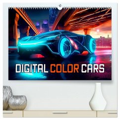 Digital Color Cars (hochwertiger Premium Wandkalender 2026 DIN A2 quer), Kunstdruck in Hochglanz Digital Color Cars (hochwertiger Premium Wandkalender 2026 DIN A2 quer), Kunstdruck in Hochglanz
