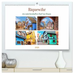 Cover Riquewihr - ein märchenhaftes Dorf im Elsass (hochwertiger Premium Wandkalender 2026 DIN A2 quer), Kunstdruck in Hochglanz