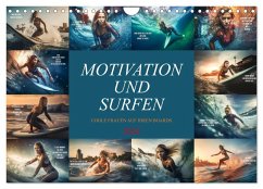 Cover Motivation und Surfen (Wandkalender 2026 DIN A4 quer), CALVENDO Monatskalender