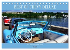 Cover Best of Chevy DeLuxe - Ein Traumcabrio in Kuba (Tischkalender 2026 DIN A5 quer), CALVENDO Monatskalender