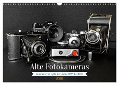 Cover Alte Fotokameras - Kameras von Agfa der Jahre 1928 bis 1980 (Wandkalender 2026 DIN A3 quer), CALVENDO Monatskalender