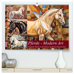 Pferde - Modern Art (hochwertiger Premium Wandkalender 2026 DIN A2 quer), Kunstdruck in Hochglanz Pferde - Modern Art (hochwertiger Premium Wandkalender 2026 DIN A2 quer), Kunstdruck in Hochglanz