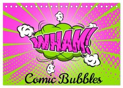 Comic Bubbles (Tischkalender 2026 DIN A5 quer), CALVENDO Monatskalender