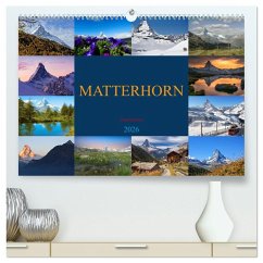 MATTERHORN Impressionen (hochwertiger Premium Wandkalender 2026 DIN A2 quer), Kunstdruck in Hochglanz