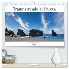 Cover Traumstrände auf Kreta (hochwertiger Premium Wandkalender 2026 DIN A2 quer), Kunstdruck in Hochglanz