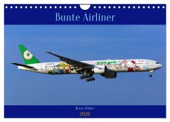 Bunte Airliner (Wandkalender 2026 DIN A4 quer), CALVENDO Monatskalender Bunte Airliner (Wandkalender 2026 DIN A4 quer), CALVENDO Monatskalender