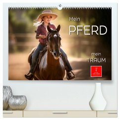 Cover Mein Pferd - mein Traum (hochwertiger Premium Wandkalender 2026 DIN A2 quer), Kunstdruck in Hochglanz