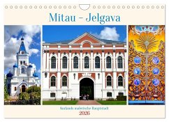 Cover Mitau-Jelgava - Kurlands malerische Hauptstadt (Wandkalender 2026 DIN A4 quer), CALVENDO Monatskalender