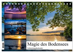 Magie des Bodensees (Tischkalender 2026 DIN A5 quer), CALVENDO Monatskalender