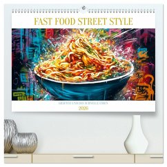 Cover FAST FOOD STREET STYLE (hochwertiger Premium Wandkalender 2026 DIN A2 quer), Kunstdruck in Hochglanz