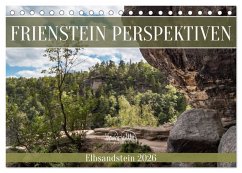 Cover Frienstein Perspektiven - Elbsandstein (Tischkalender 2026 DIN A5 quer), CALVENDO Monatskalender