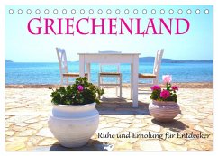 Cover Griechenland Ruhe und Erholung für Entdecker (Tischkalender 2026 DIN A5 quer), CALVENDO Monatskalender
