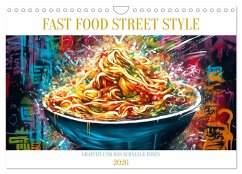 Cover FAST FOOD STREET STYLE (Wandkalender 2026 DIN A4 quer), CALVENDO Monatskalender