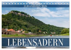 Cover Lebensadern - Elbsandstein (Tischkalender 2026 DIN A5 quer), CALVENDO Monatskalender