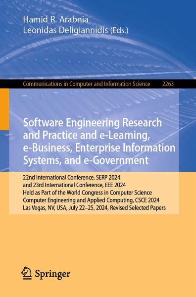 Software Engineering Research and Practice and e-Learning, e-Business, Enterprise Information Systems, and e-Government (eBook, PDF) Software Engineering Research and Practice and e-Learning, e-Business, Enterprise Information Systems, and e-Government (eBook, PDF)