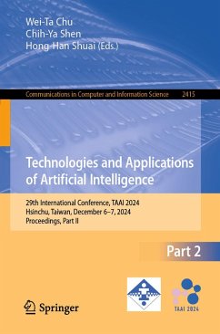 Cover Technologies and Applications of Artificial Intelligence (eBook, PDF)