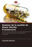 Analyse de la qualité du Silam (Perilla Fructescens) Analyse de la qualité du Silam (Perilla Fructescens)