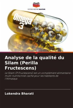 Cover Analyse de la qualité du Silam (Perilla Fructescens)