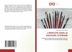 L'IMPLICITE DANS LE DISCOURS LITTÉRAIRE