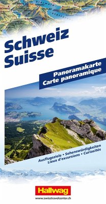 Cover Hallwag Panoramakarte Panoramakarte Schweiz