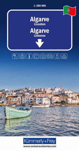 Kümmerly+Frey Regional-Strassenkarte Algarve 1:200.000 Kümmerly+Frey Regional-Strassenkarte Algarve 1:200.000