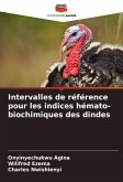 Intervalles de référence pour les indices hémato-biochimiques des dindes Intervalles de référence pour les indices hémato-biochimiques des dindes