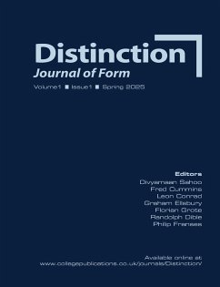 Distinction. Journal of Form. V1(1) Spring 2025 Distinction. Journal of Form. V1(1) Spring 2025
